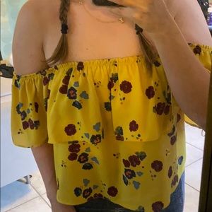 Zara off the shoulder blouse